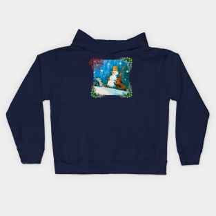 happy new year and merry christmas Kids Hoodie